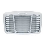 Chrome Grille With Chrome Bug Screen For 2008-2017 Freightliner Cascadia - Image 2