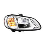 Chrome High Power Full LED Headlight For 2003-2024 Freightliner M2-Passenger - Image 3