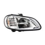 Chrome High Power Full LED Headlight For 2003-2024 Freightliner M2-Passenger - Image 4