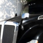 Chrome Hood Mirror For 2013-2021 Kenworth T680 & 2012-2021 Peterbilt 579-Passenger - Image 4