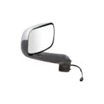 Chrome Hood Mirror With Heated Lens For 2018-2024 Freightliner Cascadia - Driver - Image 2