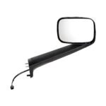 Chrome Hood Mirror With Heated Lens For 2018-2024 Freightliner Cascadia - Passenger