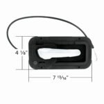 Chrome Interior Door Handle W/Cable & Base For Peterbilt 389 (2008-2023) And 386(2006-2016) - Passenger (Bulk) - Image 6