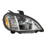 Chrome LED Headlight For 2001-2020 Freightliner Columbia - Passenger - Image 2