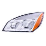 Chrome LED Headlight For 2018-2024 Freightliner Cascadia - Driver - Image 3