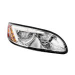 Chrome LED Headlight For Peterbilt 386 (2005-2015) & 387 (1999-2010) - Passenger - Image 3