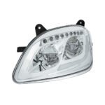 Chrome LED Headlight W/Sequential LED Turn Signal For Peterbilt 579 (2012-21) & 587 (2010-16) - Driver - Image 4
