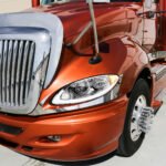 Chrome LED Headlight With LED Light Bar & Turn Signal For 2006-2017 International Prostar-Driver - Image 7
