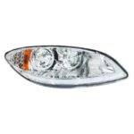 Chrome LED Headlight With LED Light Bar & Turn Signal For 2006-2017 International Prostar-Passenger - Image 2