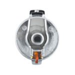 Chrome Plastic A/C Control Knob With Crystal - Clear Crystal - Image 4