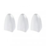 Chrome Plastic A/C & Heater Control Slide Knobs For 1967-1987 Peterbilt 359 (Card of 3)