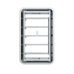 Chrome Plastic A/C Vent For 1989-2010 Freightliner FLD/Classic - Center Dash
