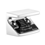 Chrome Plastic Axle/Differential Switch Guard With Glossy Sticker For 1990-2010 Freightliner Classic-Black - Image 3