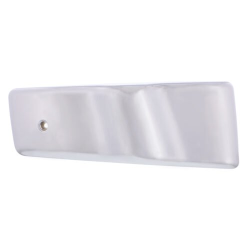 Chrome Plastic Bottom Mirror Post Cover For 1996-2010 Freightliner Century - Passenger