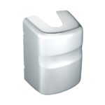 Chrome Plastic Bottom Mirror Post Cover For 2000-2010 International  9200I/9400I/9900I- Driver - Image 2
