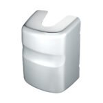 Chrome Plastic Bottom Mirror Post Cover For 2000-2010 International  9200I/9400I/9900I- Passenger - Image 2
