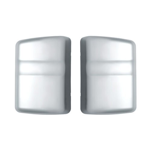 Chrome Plastic Bottom Mirror Post Covers For 2000-2010 International 9200I/9400I/9900I (Pair)