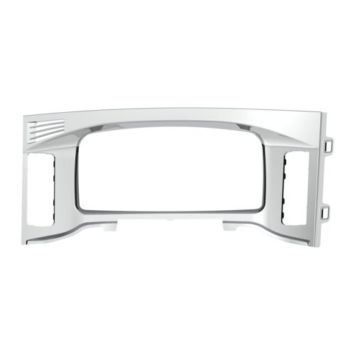 Chrome Plastic Center Dash Instrument Bezel For 2018-2023 Freightliner Cascadia