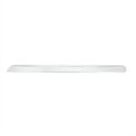 Chrome Plastic Center Dash Lower Panel Edge Trim For 2018-2023 Freightliner Cascadia