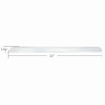 Chrome Plastic Center Dash Lower Panel Edge Trim For 2018-2023 Freightliner Cascadia - Image 6