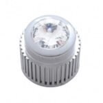 Chrome Plastic Control Knob With Clear Crystal