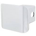 Chrome Plastic Hitch Cover For 2" X 2" Trailer Hitch Receivers - Image 2