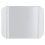 Chrome Plastic Hitch Cover For 2" X 2" Trailer Hitch Receivers