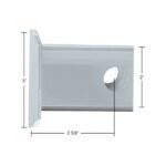 Chrome Plastic Hitch Cover For 2" X 2" Trailer Hitch Receivers - Image 5