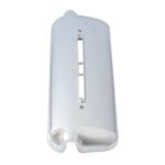 Chrome Plastic Mirror Cover With LED Cutout For 2005 & Older Freightliner Century - Driver - Image 2