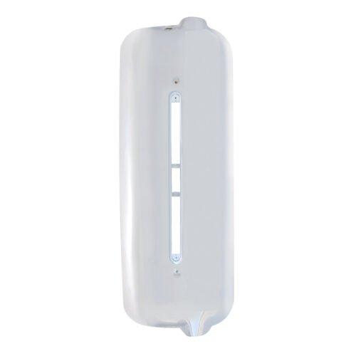 Chrome Plastic Mirror Cover With LED Cutout For 2005 & Older Freightliner Century - Passenger
