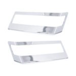 Chrome Plastic Turn Signal Bezels For 2018-2024 Freightliner Cascadia (Pair) - Image 2