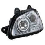 Chrome Projection Headlight Assembly For 2008-2017 Kenworth T660- Driver - Image 4