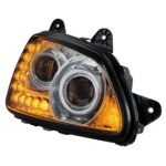 Chrome Projection Headlight Assembly For 2008-2017 Kenworth T660- Passenger - Image 3