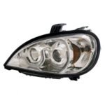 Chrome Projection Headlight With LED Position Light For 2001-2020 Freightliner Columbia - Driver - Image 2