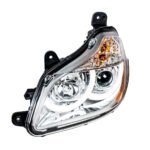 Chrome Projection Headlight With LED Position Light For 2013-2021 Kenworth T680 - Driver - Image 3