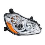 Chrome Projection Headlight With LED Position Light For 2013-2021 Kenworth T680 - Passenger - Image 2