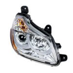 Chrome Projection Headlight With LED Position Light For 2013-2021 Kenworth T680 - Passenger - Image 4