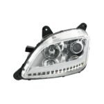 Chrome Projection Headlight With LED Position Light & Sequential Signal For 2012-2021 Peterbilt 579- Driver - Image 4