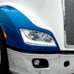 Chrome Projection Headlight With LED Position Light & Sequential Signal For 2012-2021 Peterbilt 579- Passenger - Image 8