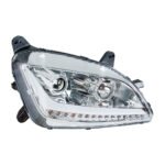 Chrome Projection Headlight With LED Position Light & Signal For 2012-2021 Peterbilt 579- Passenger - Image 3