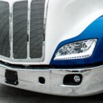 Chrome Projection Headlight With LED Position Light & Signal For 2012-2021 Peterbilt 579- Passenger - Image 7