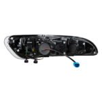 Chrome Projection Headlight With LED Sequential Turn & DRL For 2005-2015 Peterbilt 386- Driver - Image 8