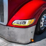 Chrome Projection Headlight With LED Sequential Turn & DRL For 2005-2015 Peterbilt 386- Driver - Image 9
