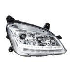 Chrome Projection Headlight With LED Sequential Turn and DRL For 2012-2021 Peterbilt 579- Passenger - Image 5
