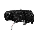 Chrome Projection Headlight With LED Turn Signal & Light Bar For 2008-2024 Peterbilt 389-Driver - Image 7