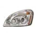 Chrome Projection Headlight With White LED Position Light For 2008-2017 Freightliner Cascadia - Driver - Image 2