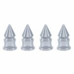 Chrome Spike Valve Caps (4-Pack)