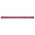 Chrome Top Mud Flap Plate With Two 24 LED 12" GloLight Bars - Red LED/Red Lens (Each) - Image 3