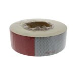 DOT-C2 Conspicuity Reflective Tape - 6" White/6" Red - Image 2