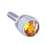 Dash Screw With Amber Crystal For 2008-2017 Freightliner Cascadia